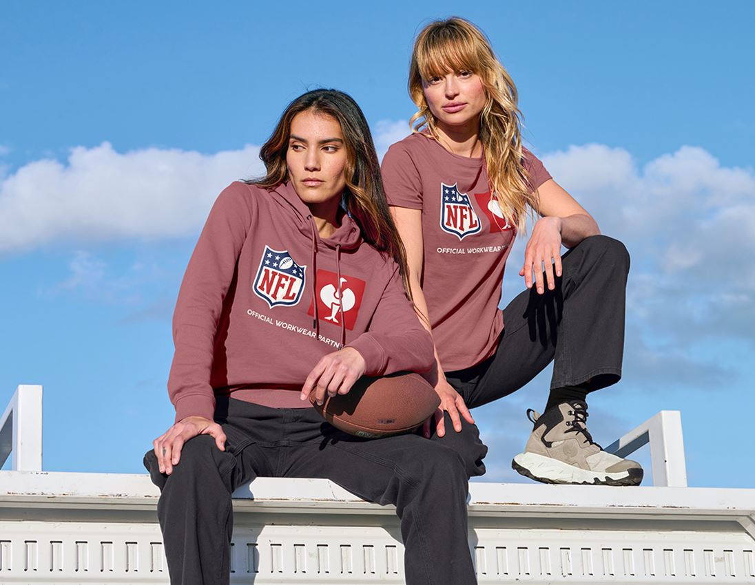 Współpraca: NFL T-Shirt cotton, ladies + czerwony tlenkowy 3