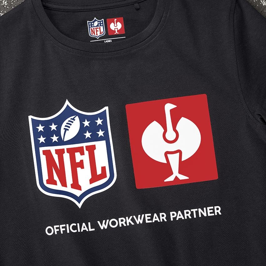 Współpraca: NFL T-Shirt cotton, ladies + czarny 2