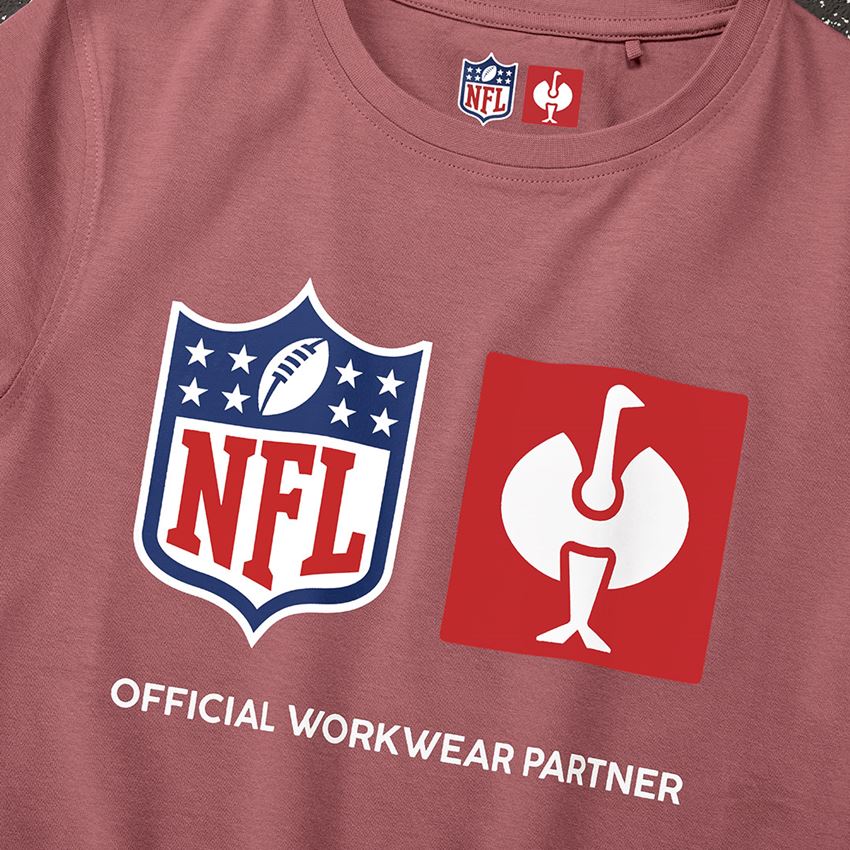 Współpraca: NFL T-Shirt cotton, ladies + czerwony tlenkowy 2