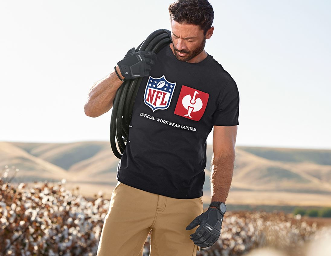 Współpraca: NFL T-Shirt cotton + czarny