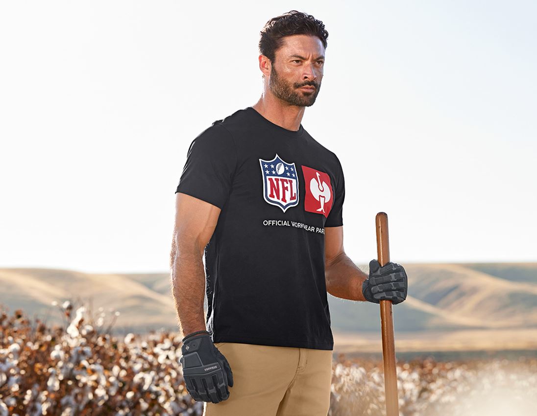 Odzież: NFL T-Shirt cotton + czarny 2