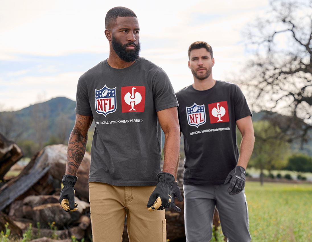 Odzież: NFL T-Shirt cotton + karbonowym szary 2