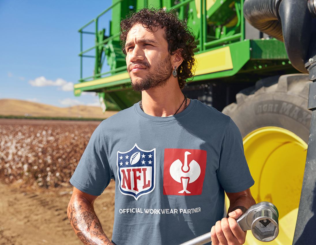 Współpraca: NFL T-Shirt cotton + niebieski tlenkowy 1