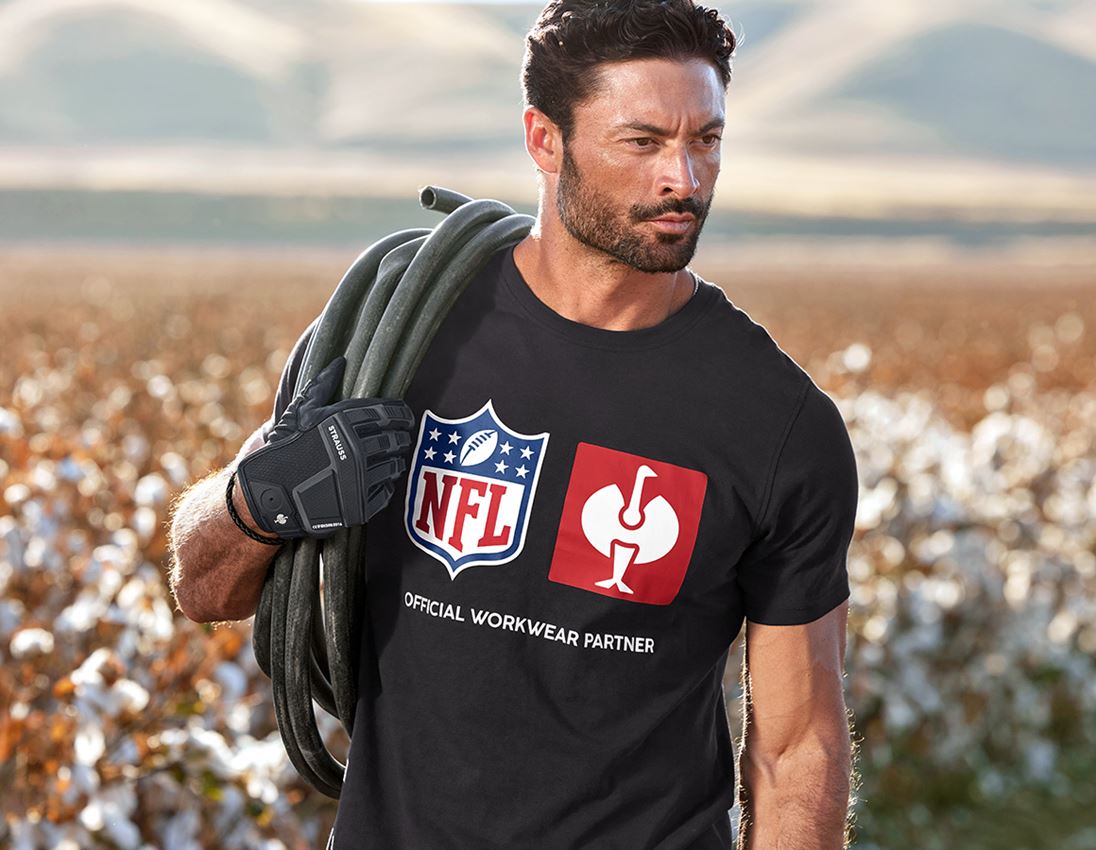 Współpraca: NFL T-Shirt cotton + czarny 1