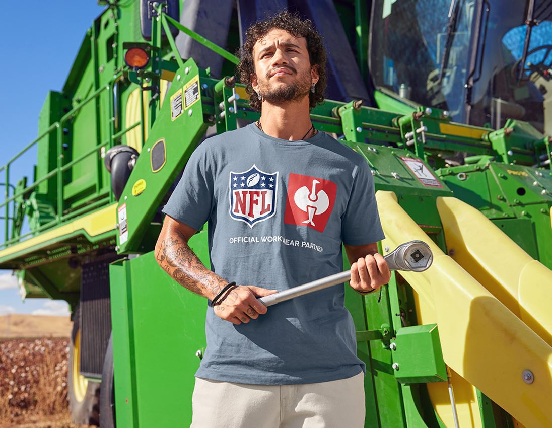 Koszulki | Pulower | Koszule: NFL T-Shirt cotton + niebieski tlenkowy