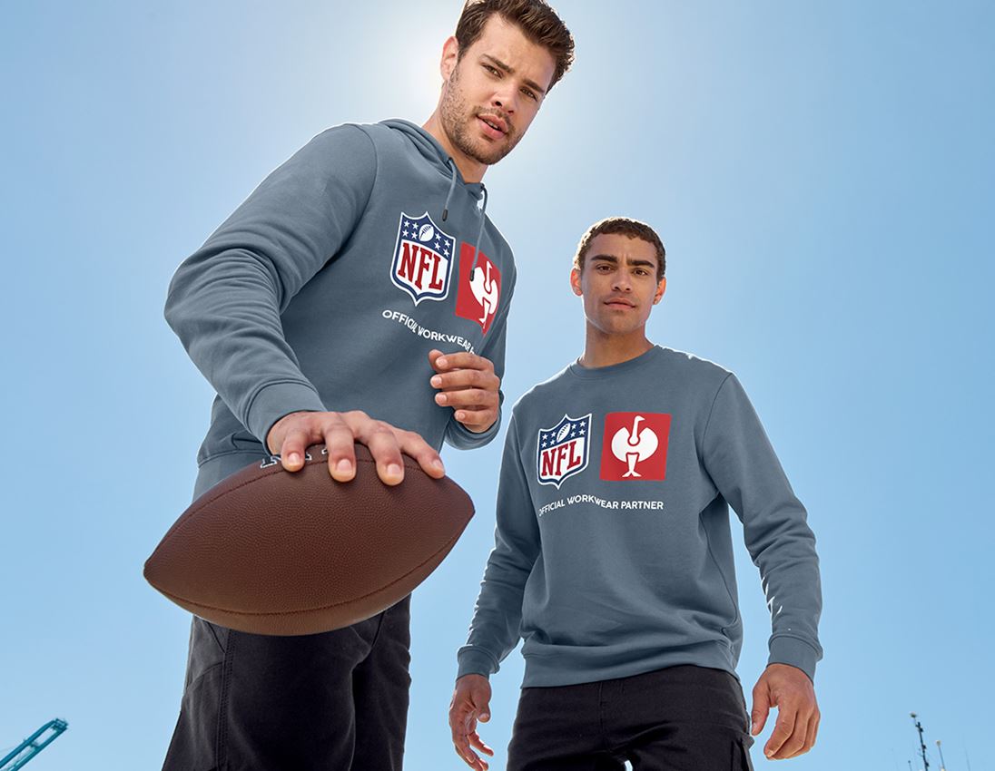 Współpraca: NFL Sweatshirt cotton + niebieski tlenkowy 2