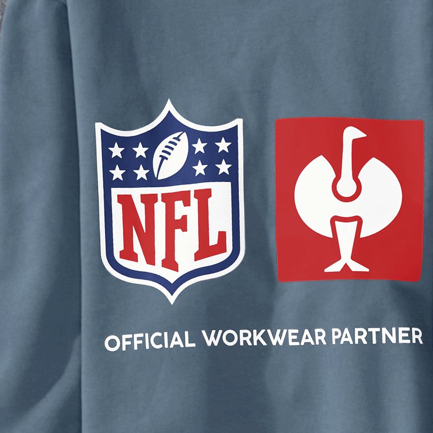 Współpraca: NFL Sweatshirt cotton + niebieski tlenkowy 2