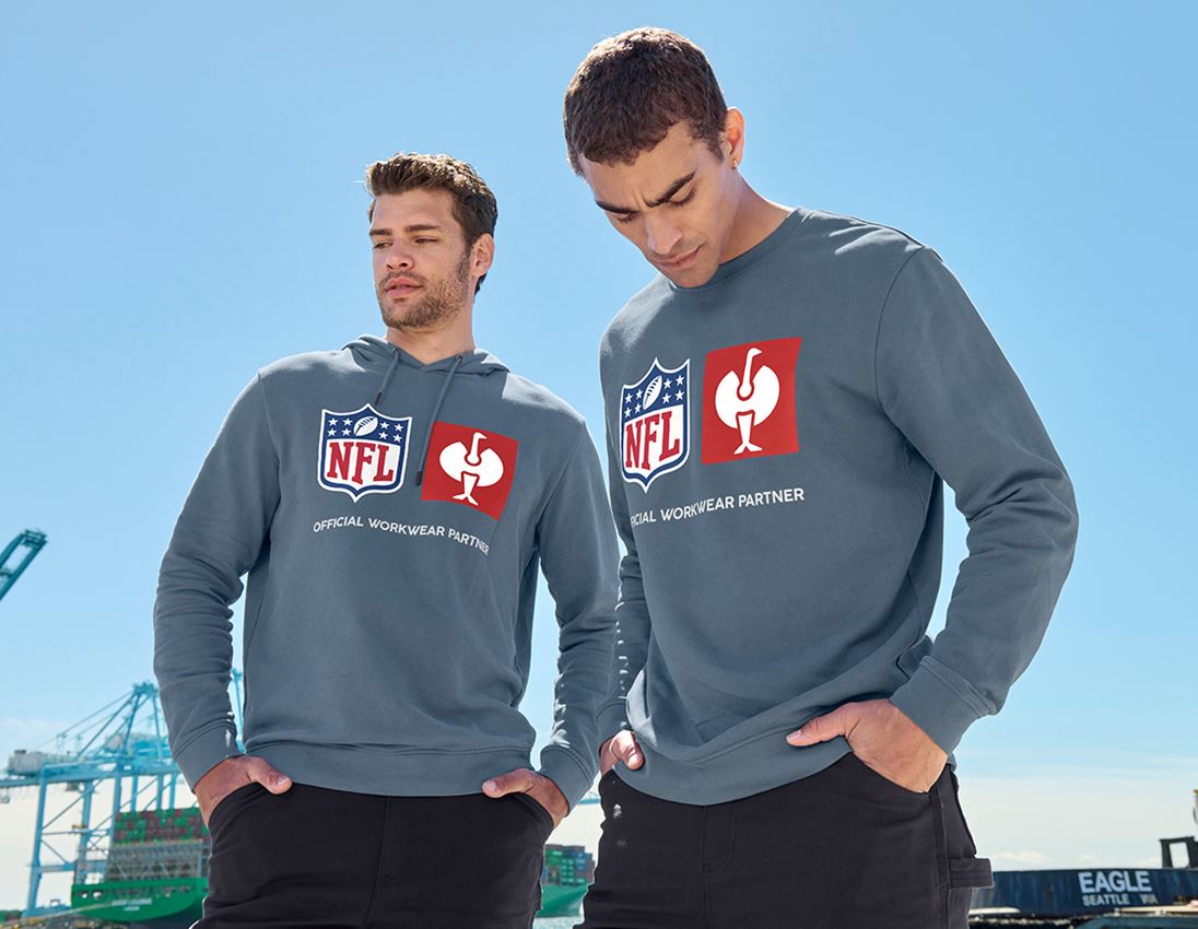 Współpraca: NFL Sweatshirt cotton + niebieski tlenkowy