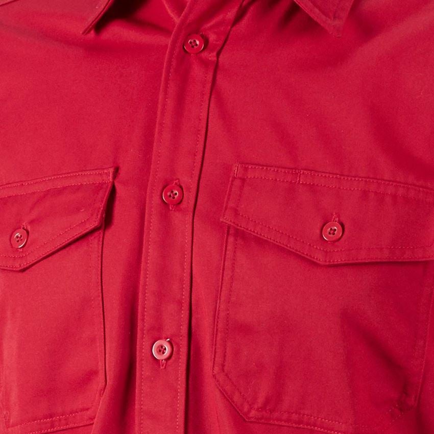 Koszulki | Pulower | Koszule: Koszule robocze e.s.classic, długi rękaw + czerwony 2