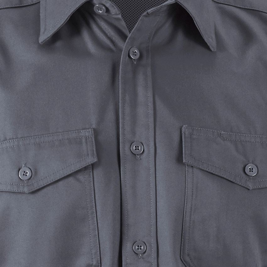 Koszulki | Pulower | Koszule: Koszule robocze e.s.classic, krótki rękaw + szary 2