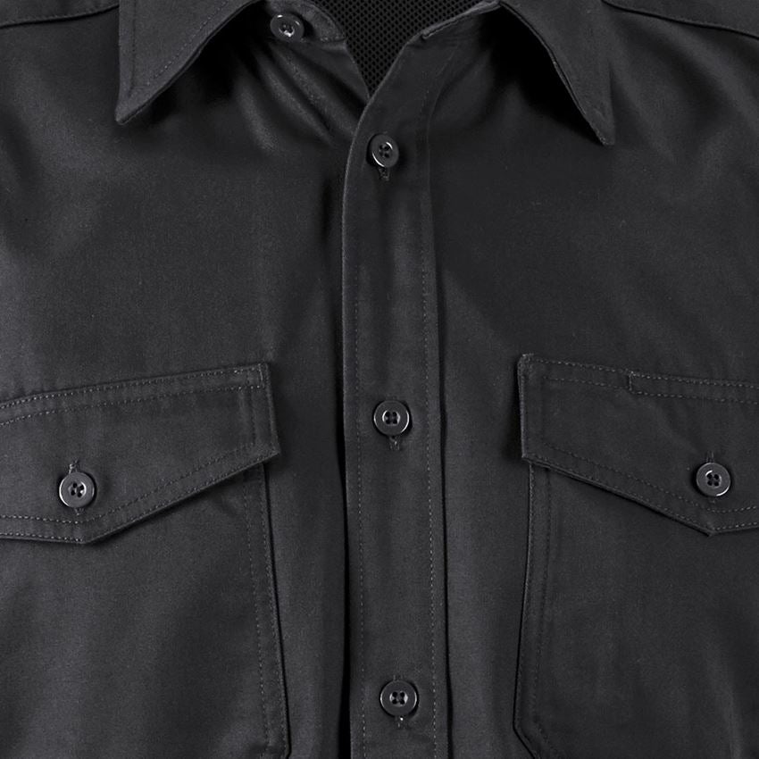 Koszulki | Pulower | Koszule: Koszule robocze e.s.classic, krótki rękaw + czarny 2