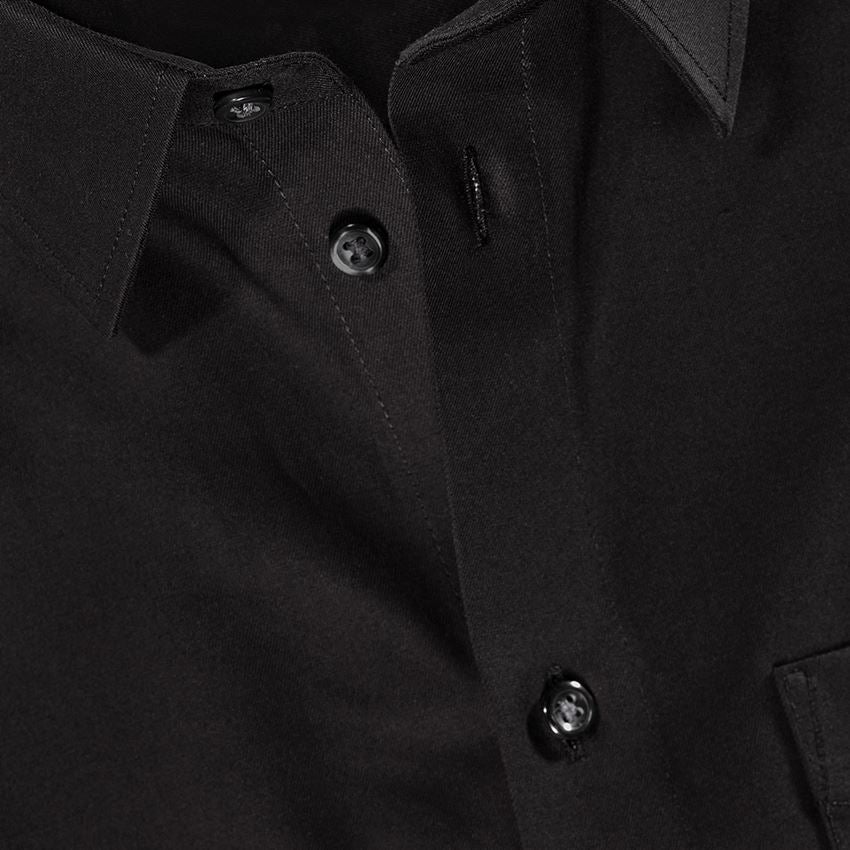 Koszulki | Pulower | Koszule: e.s. Koszula biznesowa cotton stretch, comfort fit + czarny 3
