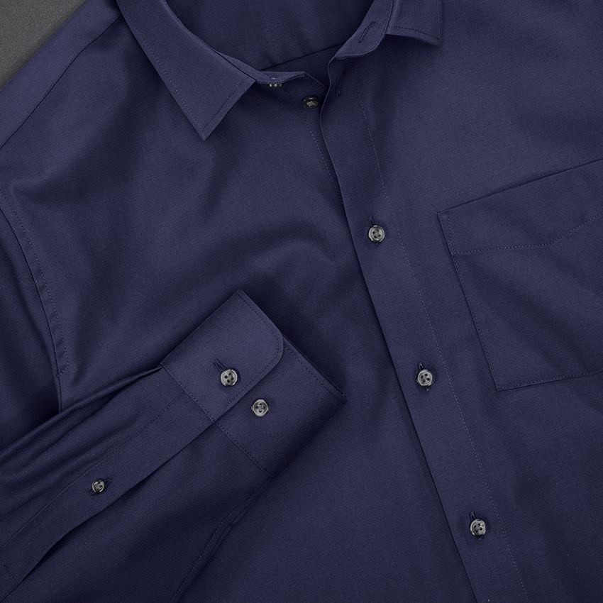 Koszulki | Pulower | Koszule: e.s. Koszula biznesowa cotton stretch, comfort fit + granatowy 3