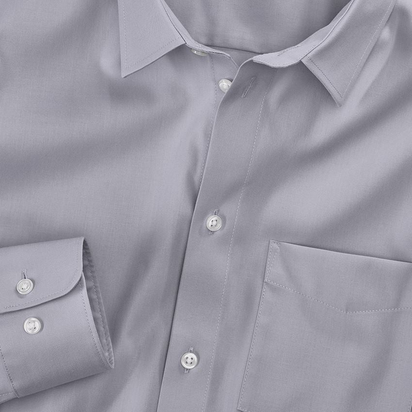 Koszulki | Pulower | Koszule: e.s. Koszula biznesowa cotton stretch, comfort fit + szary mglisty 4