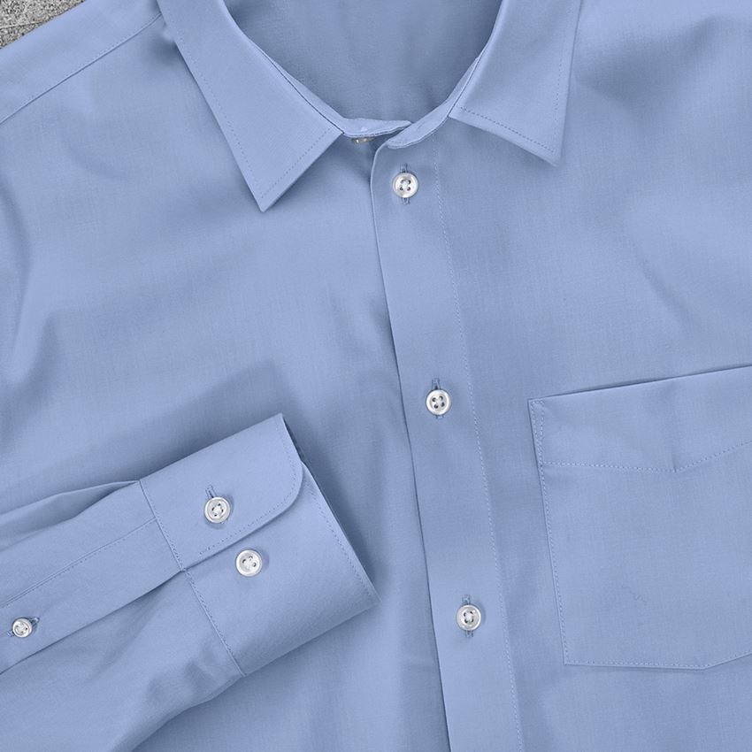 Koszulki | Pulower | Koszule: e.s. Koszula biznesowa cotton stretch, comfort fit + mroźny błękit 3