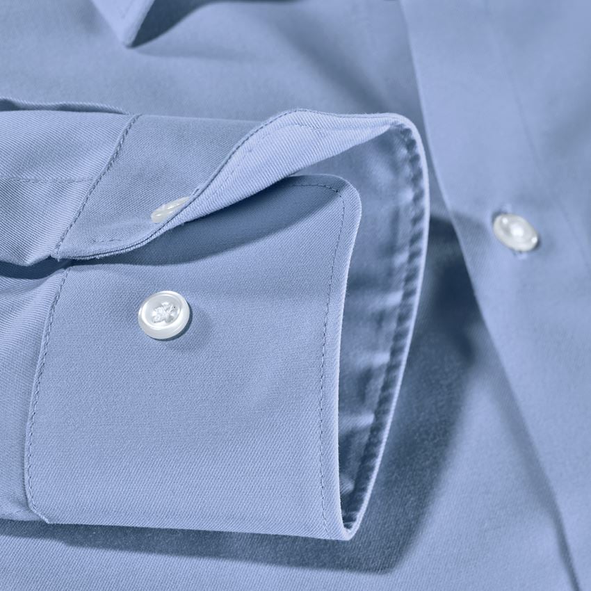 Koszulki | Pulower | Koszule: e.s. Koszula biznesowa cotton stretch, slim fit + mroźny błękit 3