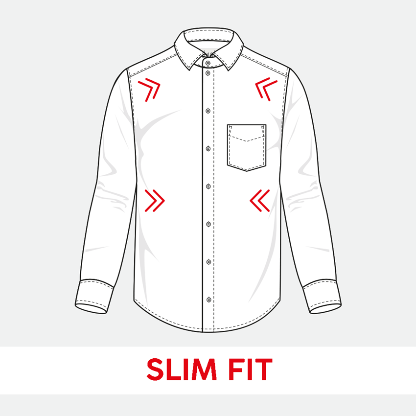 Koszulki | Pulower | Koszule: e.s. Koszula biznesowa cotton stretch, slim fit + mroźny błękit w kratkę 2