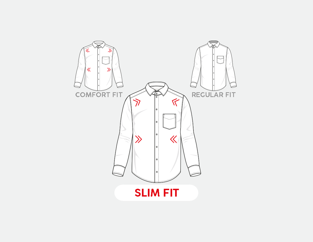 Tematy: e.s. Koszula biznesowa cotton stretch, slim fit + granatowy w kratkę