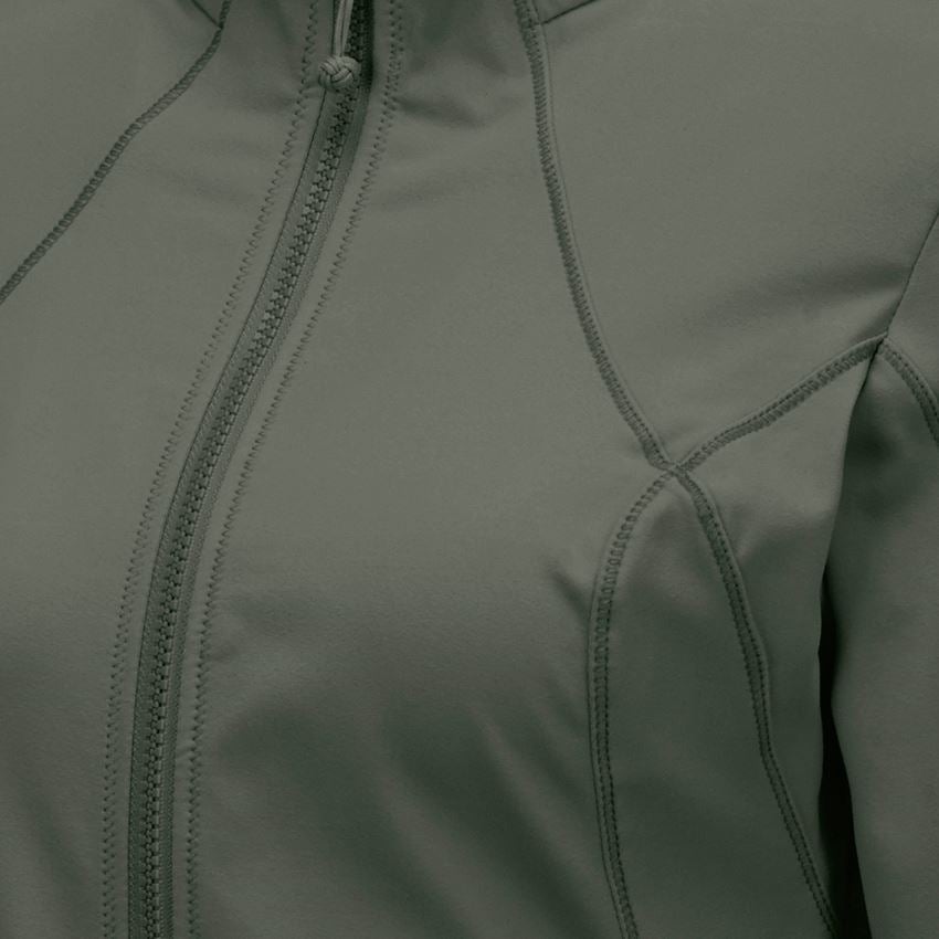 Koszulki | Pulower | Bluzki: e.s. Funkcyjna kurtka rozpinana solid, damska + tymiankowy 2