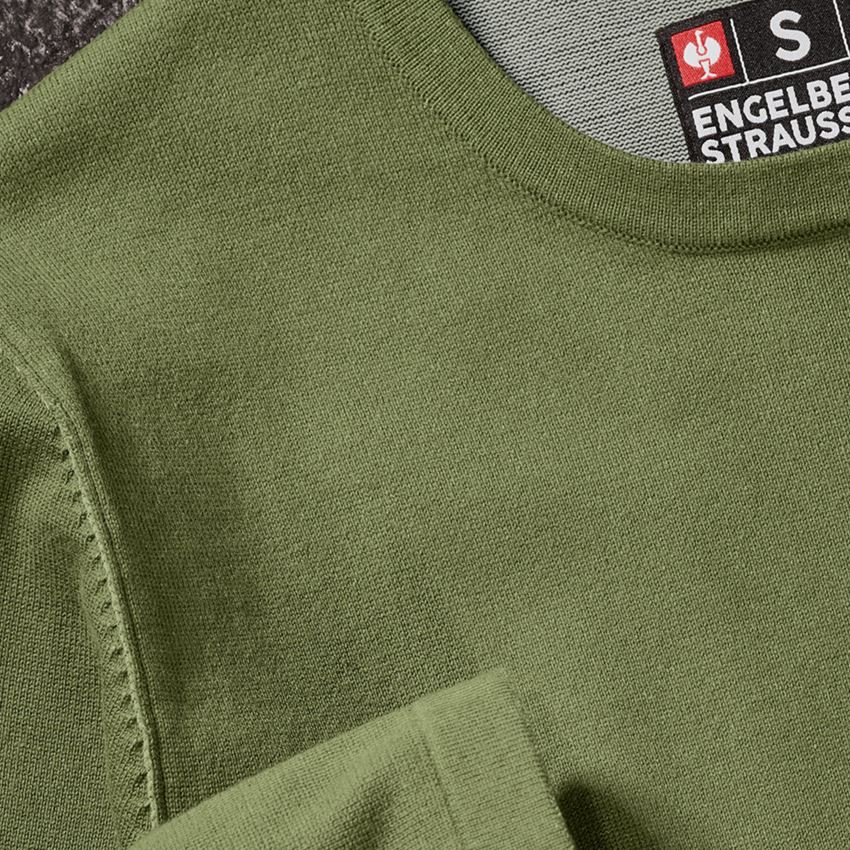 Koszulki | Pulower | Koszule: Sweter dzianinowy e.s.iconic + górska zieleń 2