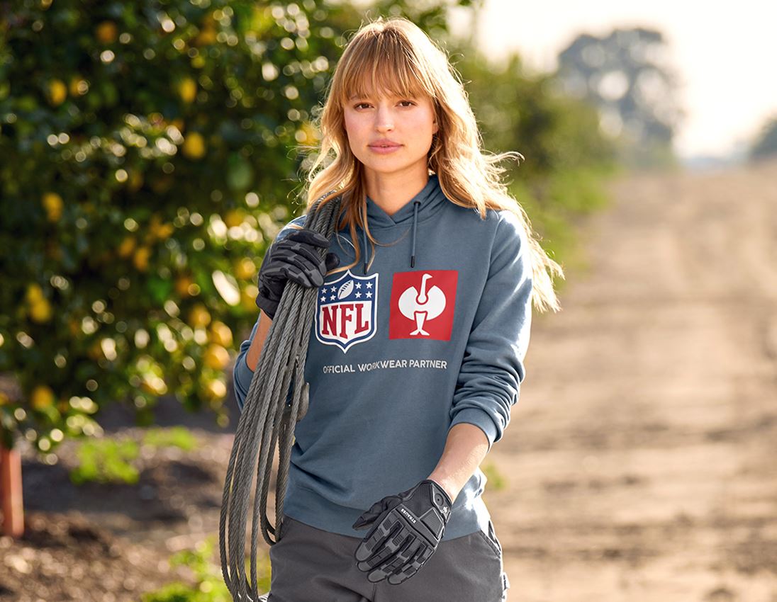 Współpraca: NFL Hoodie cotton, ladies + niebieski tlenkowy 1