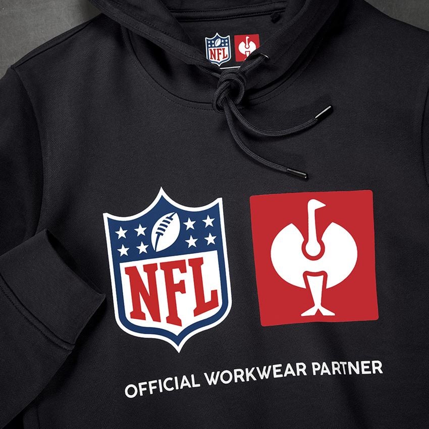 Współpraca: NFL Hoodie cotton, ladies + czarny 2