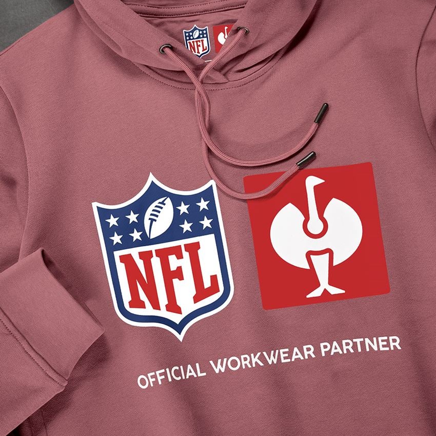 Współpraca: NFL Hoodie cotton, ladies + czerwony tlenkowy 2