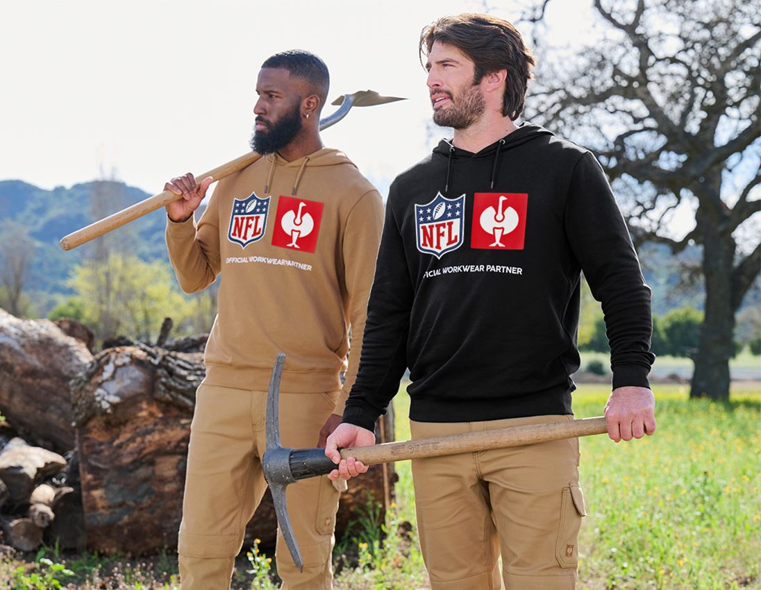 Współpraca: NFL Hoodie cotton + czarny 1