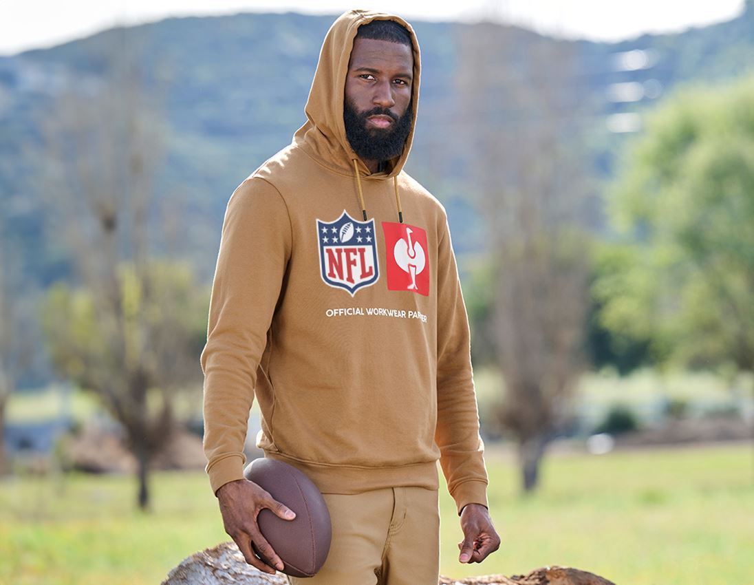 Odzież: NFL Hoodie cotton + migdałowy brąz 2