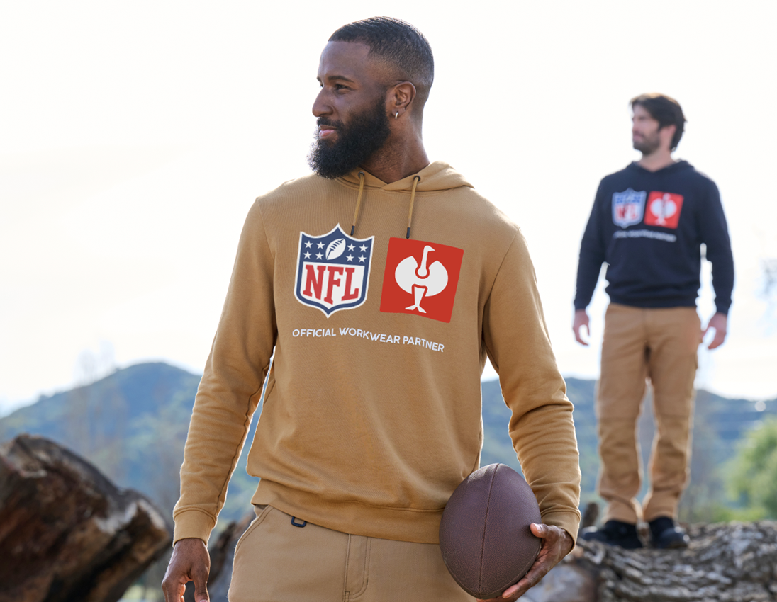 Odzież: NFL Hoodie cotton + migdałowy brąz 3