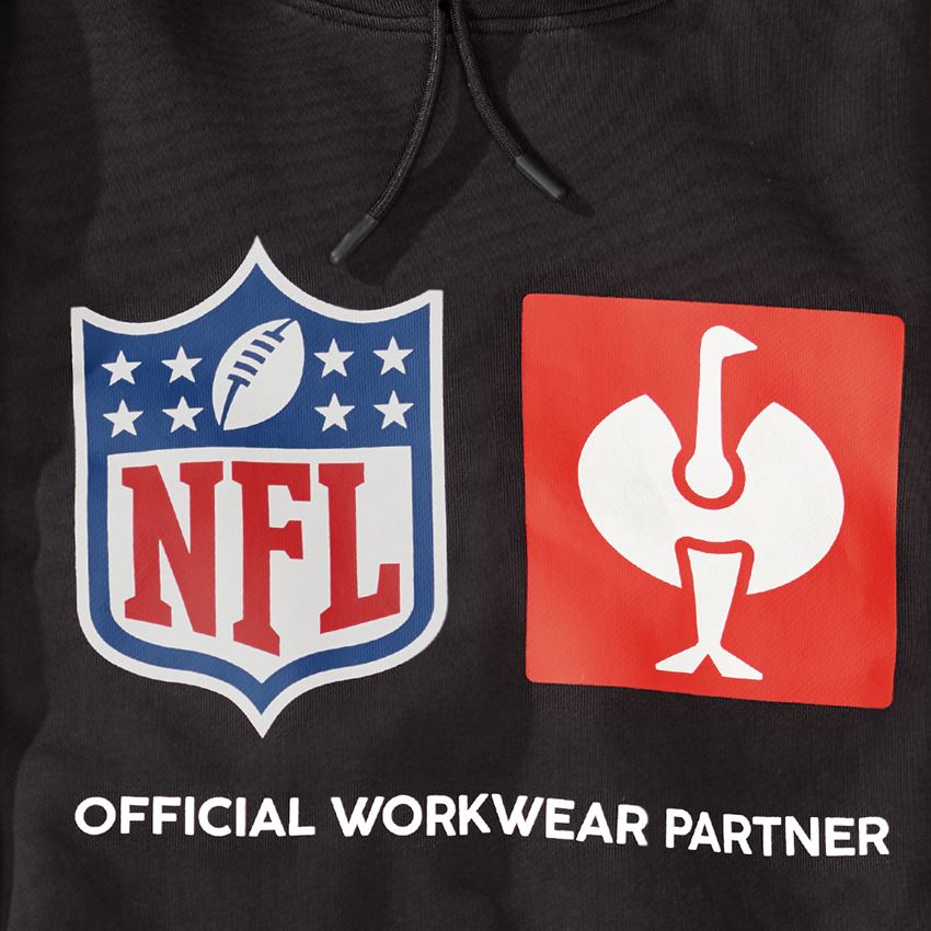 Współpraca: NFL Hoodie cotton + czarny 2