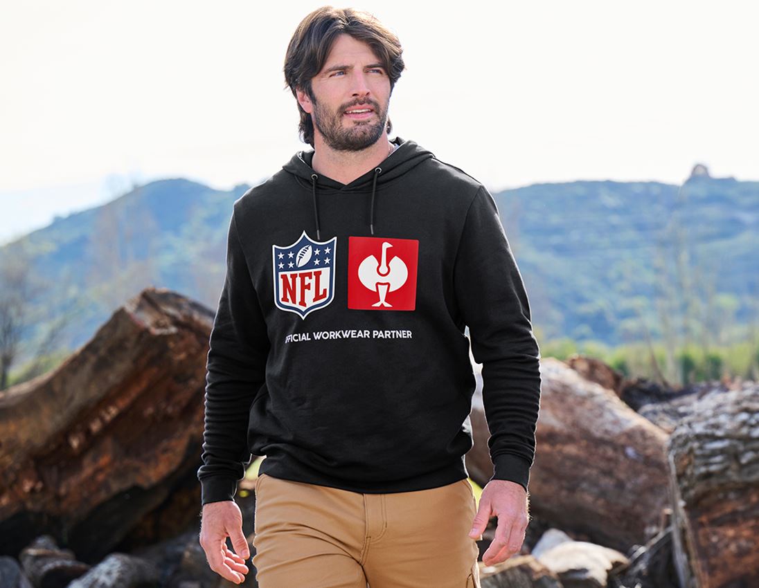 Odzież: NFL Hoodie cotton + czarny