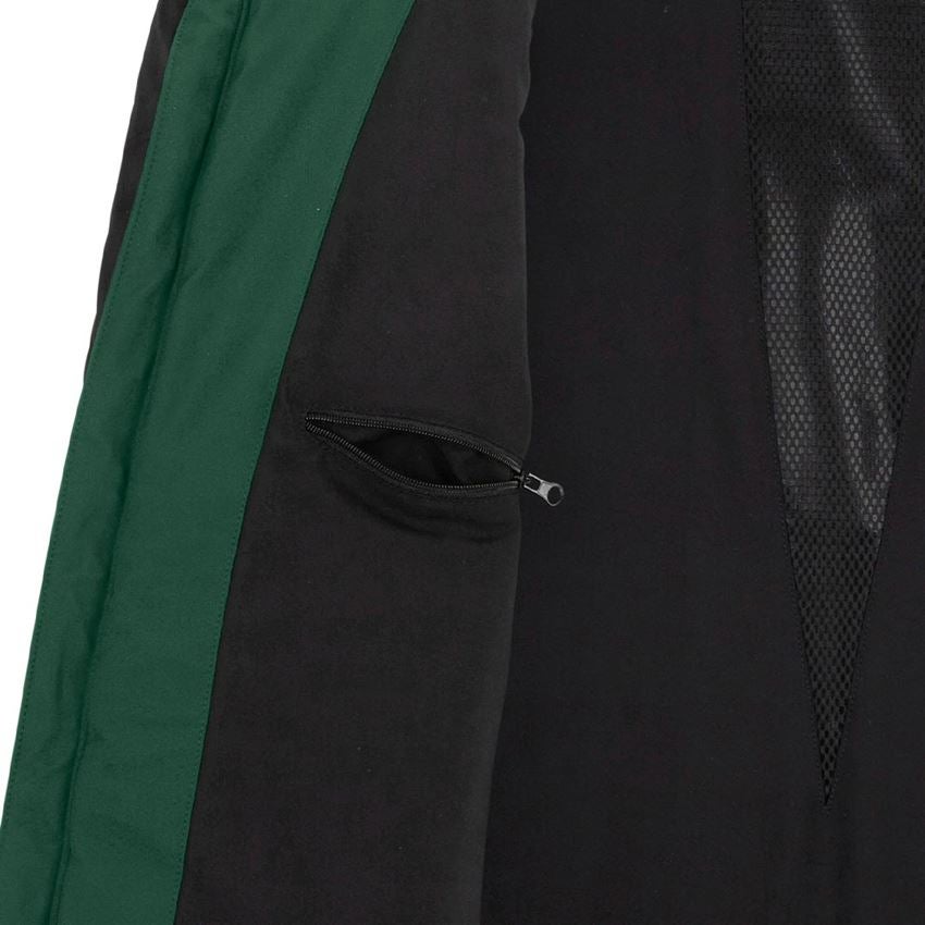 Chłód: Zimowa kurtka softshell e.s.vision + zielony/czarny 2