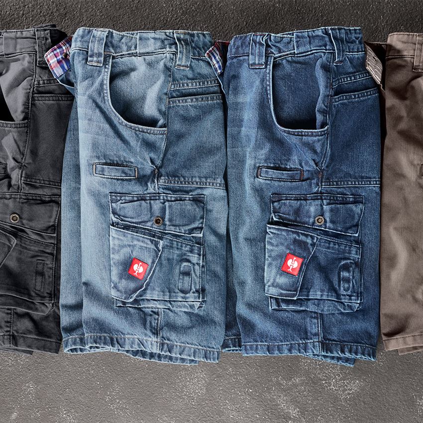 Spodnie robocze: e.s. Szorty jeansowe Worker + kasztanowy 2
