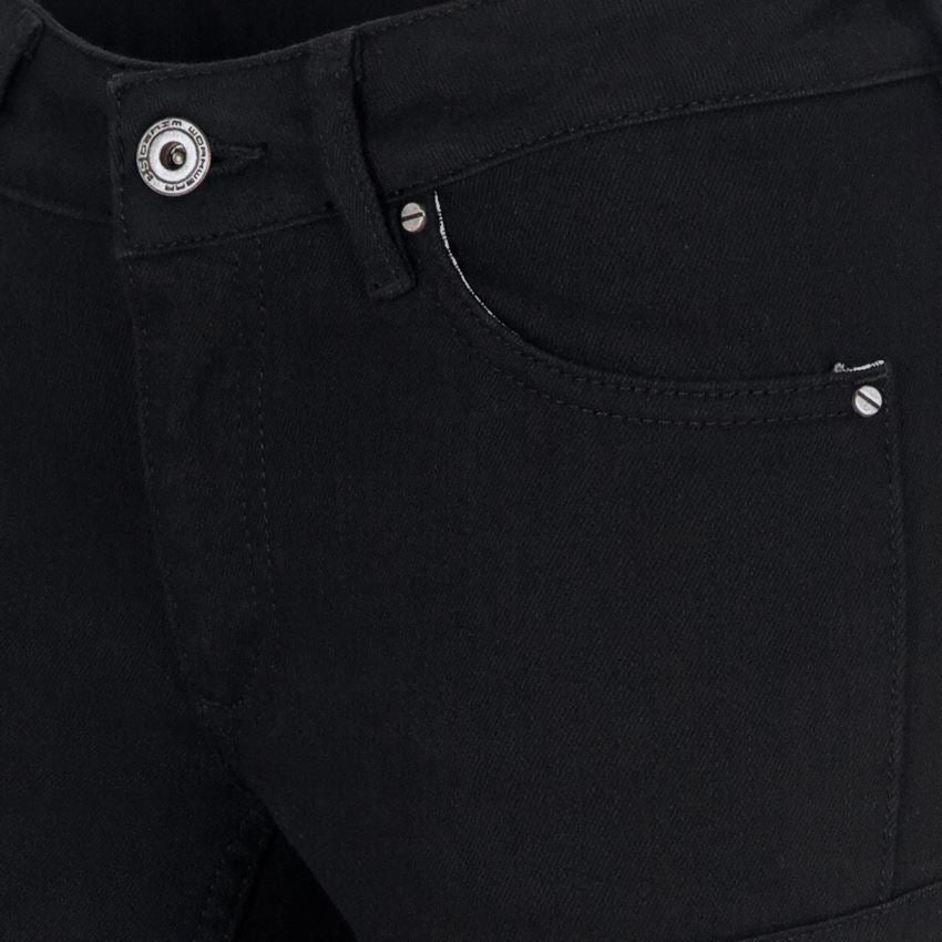 Spodnie robocze: e.s. Jeansy 7-kieszeniowe, damskie + czarny 2