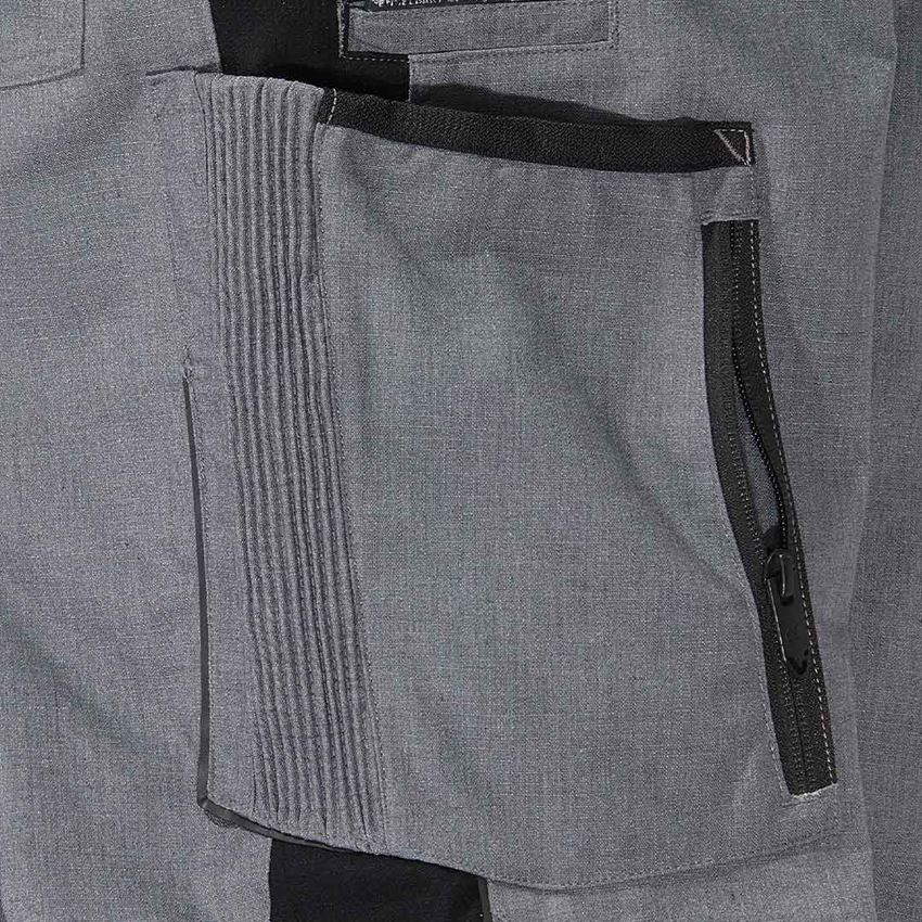 Spodnie robocze: Spodnie typu cargo e.s.vision + cementowy melanżowy/czarny 2