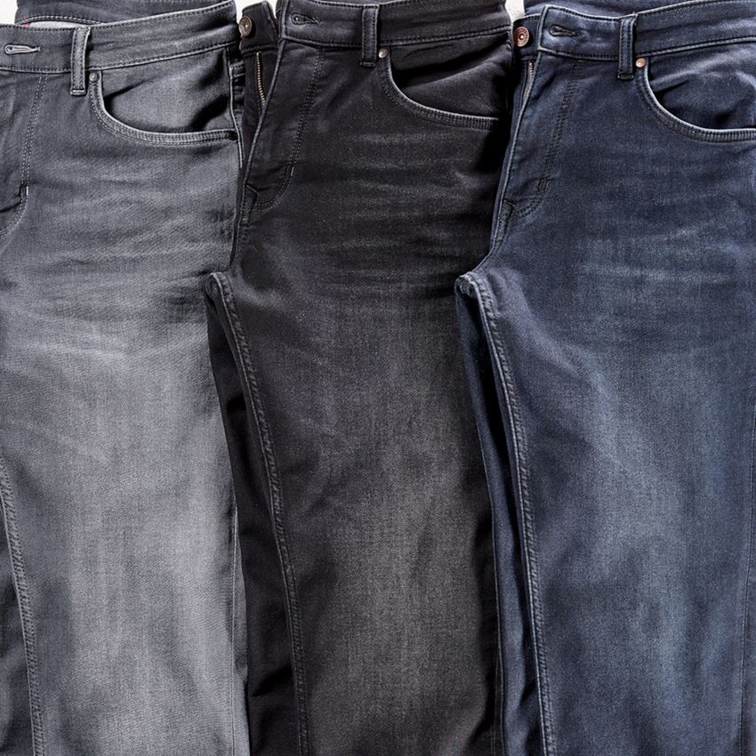 Spodnie robocze: e.s. Jeansy 5-kieszeniowe Jog-Denim + blackwashed 2