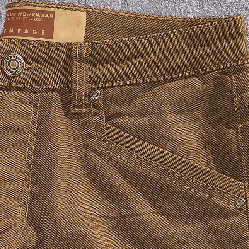 Spodnie robocze: Spodnie 5-kieszeniowe e.s.vintage + sepia 2
