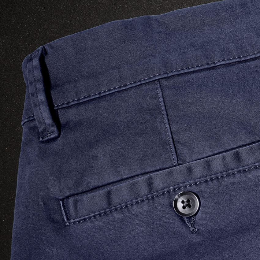 Spodnie robocze: e.s. 5-kieszeniowe spodnie robocze typu chino + granatowy 2
