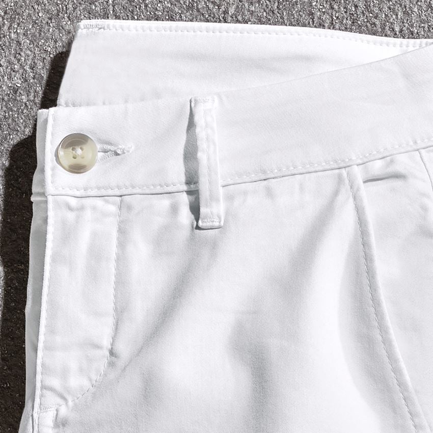 Tematy: 5-kieszeniowe spodnie robocze typu chino e.s.,dam. + biały 2