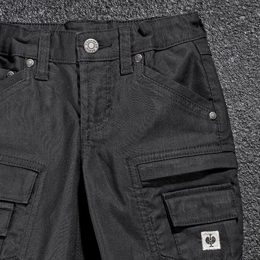 Spodnie: Spodnie typu cargo e.s.vintage, dziecięce + czarny 2