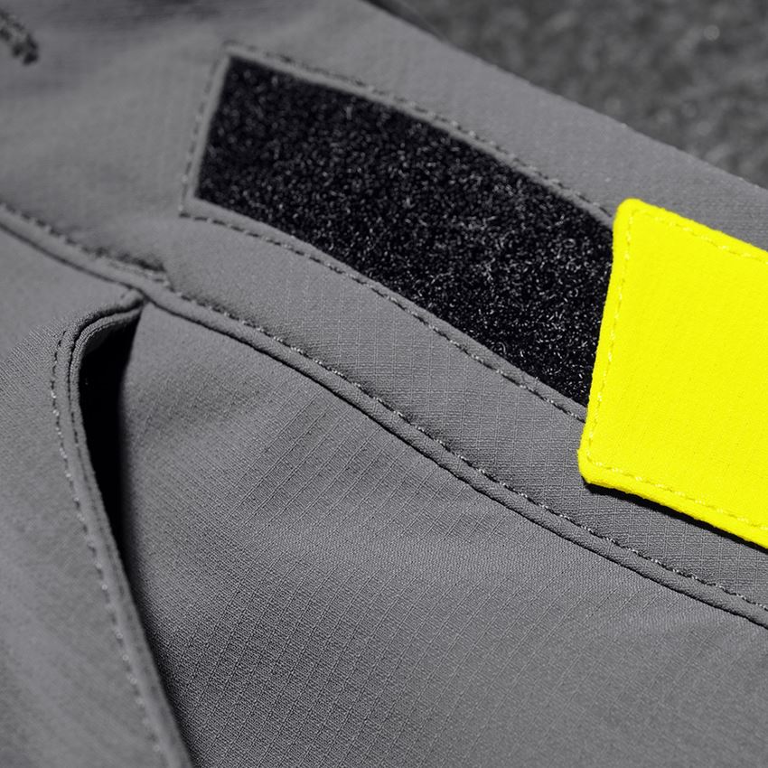 Odzież: Spodnie funkcyjne e.s.trail, damskie + szary bazaltowy/żółty acid 2