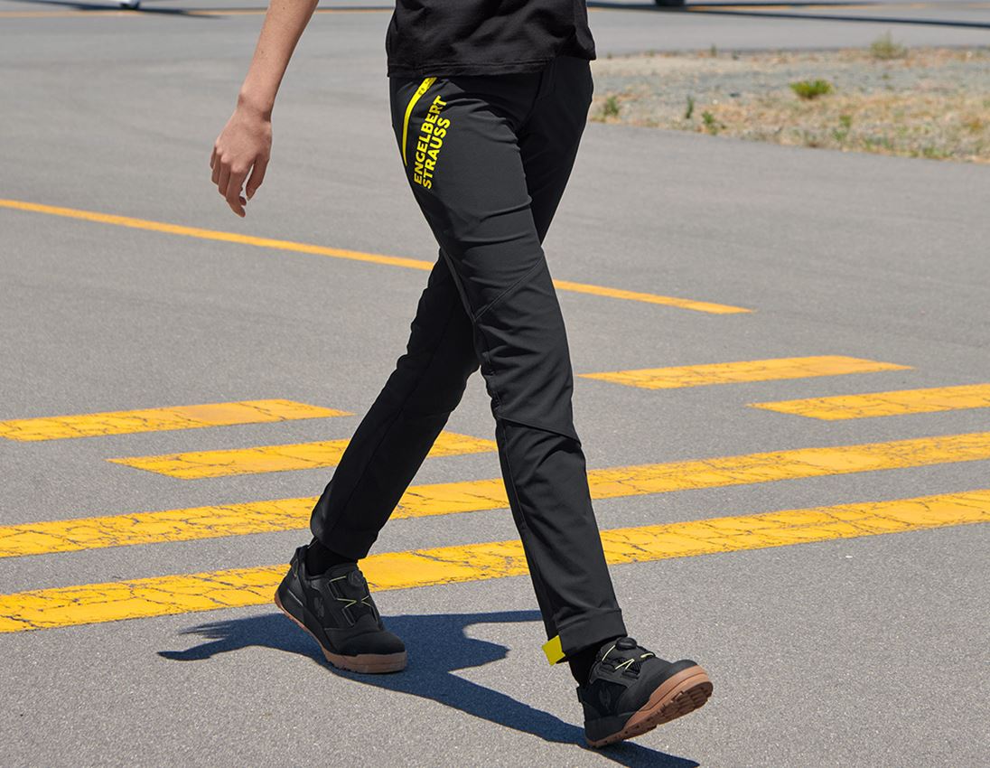 Spodnie robocze: Spodnie funkcyjne e.s.trail, damskie + czarny/żółty acid 2