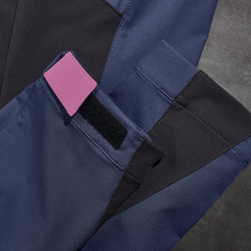 Spodnie robocze: Spodnie funkcyjne e.s.trail, damskie + niebieski marine/różowy tara 2