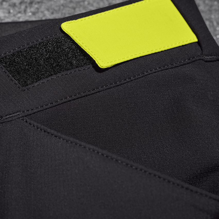 Spodnie robocze: Spodnie funkcyjne e.s.trail + czarny/żółty acid 2