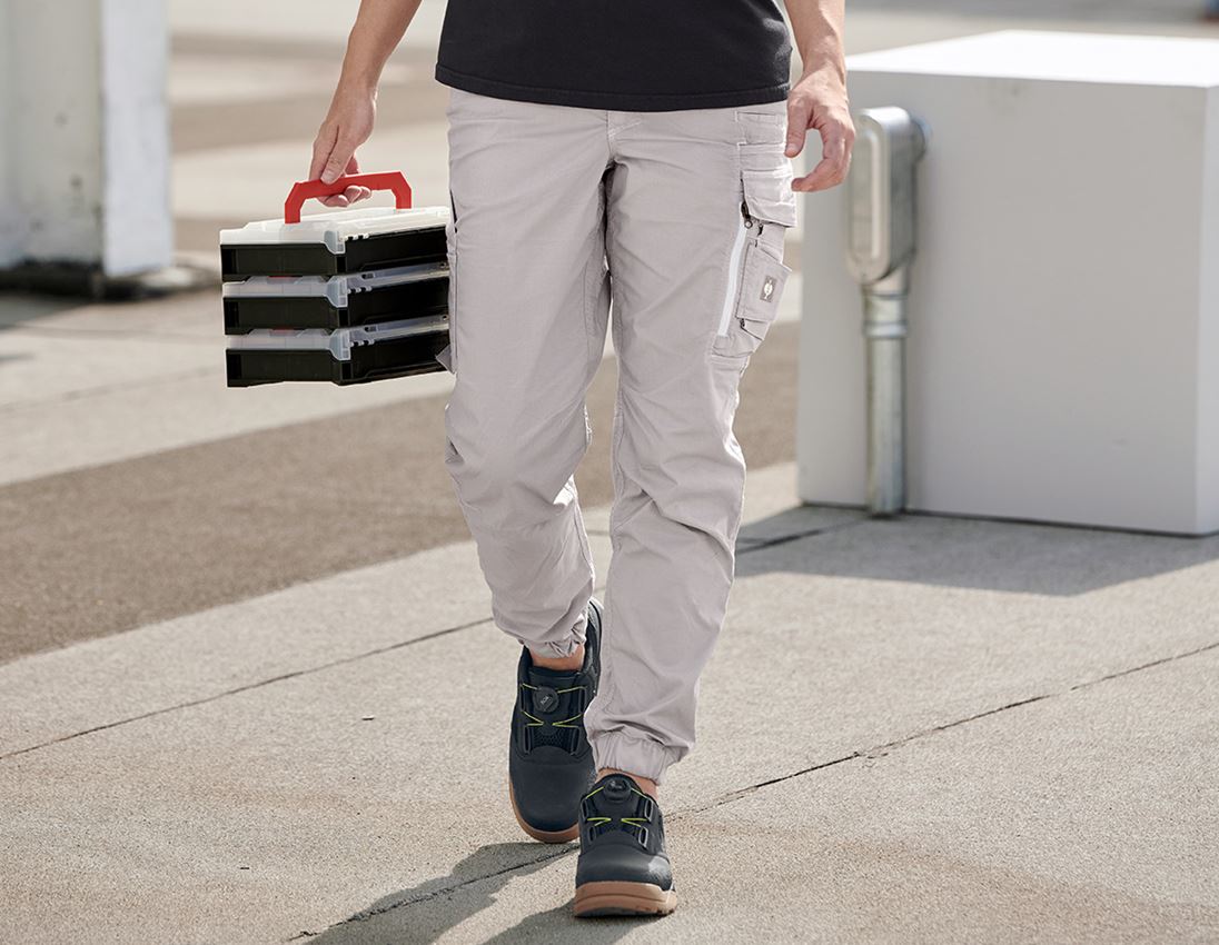 Spodnie robocze: Spodnie typu cargo e.s.motion ten letnie,damska + szary opalowy