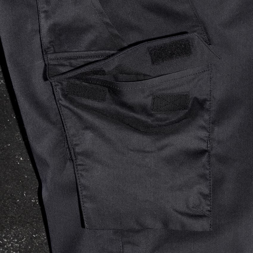 Spodnie robocze: Spodnie typu cargo e.s.trail + czarny/lapisowy turkus 2