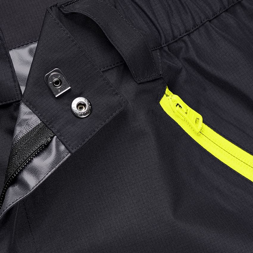 Spodnie robocze: Spodnie na każdą pogodę e.s.trail + czarny/żółty acid 2