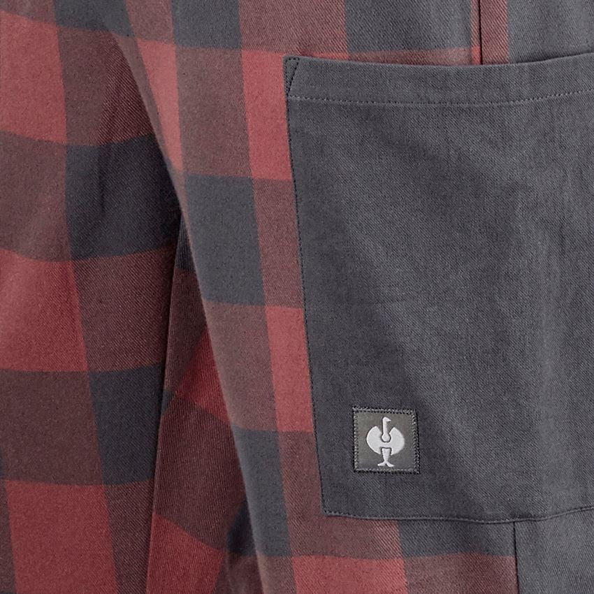 Akcesoria: e.s. Spodnie piżamowe + czerwony tlenkowy/karbonowym szary 2
