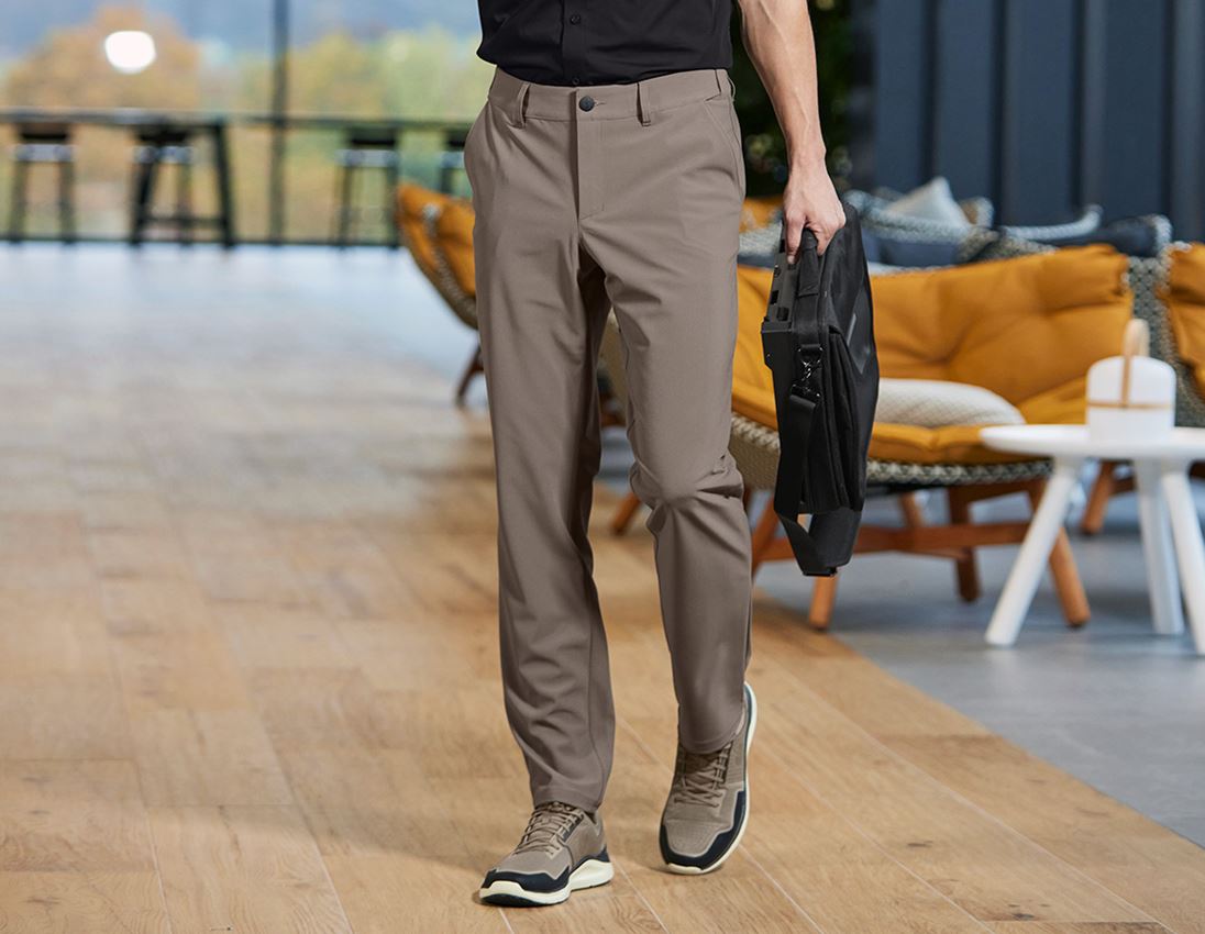 Spodnie robocze: Spodnie robocze chinosy e.s.work&travel + brązowy umbra 3
